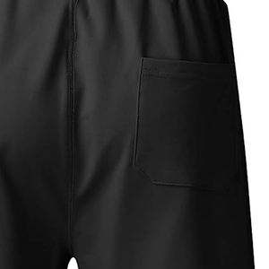 Pantalones Cortos Deportivos para Hombre de Alta Calidad, Ecológicos, Color Personalizado, Servicio OEM, Transpirables, Antiarrugas, Resistentes al Viento, Diseño Liso Teñido - Product Image 6