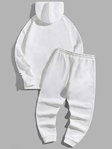 Conjunto de Sudadera y Pantalones Deportivos de Felpa Transpirable 100% Algodón de Peso Pesado, Diseño Personalizado, Sudadera con Capucha de Alta Calidad para Invierno - Product Image 2