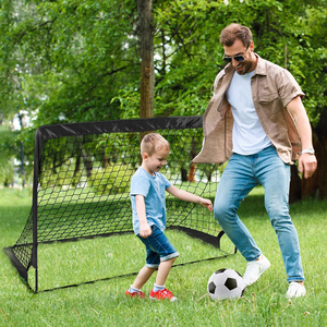 OEM/ODM Set di 2 Porte da Calcio Portatili in Metallo per Bambini, per Allenamento in Giardino, Interno/Esterno, con Borsa per il Trasporto - Product Image 5