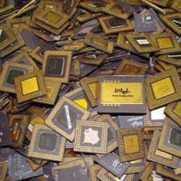 Déchets de CPU en céramique à bas prix / Processeurs / Puces pour la récupération d'or, Déchets de cartes mères, Déchets de connecteurs dorés, Recyclage de métaux usagés