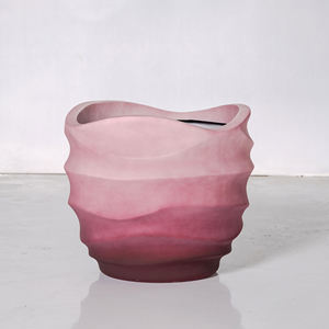 Macetas decorativas redondas para interiores, macetas de color madera Natural, decoración para el hogar y la habitación del Hotel y macetas de mesa de jardín - Product Image 2