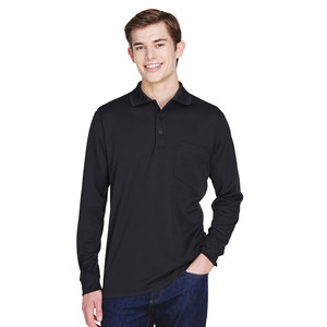 Venta al por mayor Polo T Shirt Collar Light Solid Golf Fashion T-Shirt Manga larga Black Golf Shirts - Product Image 1