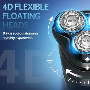 Tête de rechange universelle pour rasoir électrique homme, à lame simple ou triple, lavable, interface en allemand, pour le visage et le corps - Product Image 6