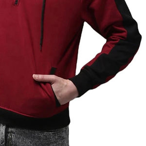 Nouveaux sweats à capuche zippés sur le côté pour hommes, hiver 2025, personnalisés, 100% coton, polaire, demi-zip, sweats à capuche zippés sur le côté - Product Image 5