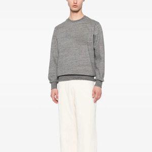 Sweat-shirt d'hiver à col rond uni imprimé personnalisé pour hommes et femmes, 100% coton molletonné, écologique, service OEM - Product Image 3