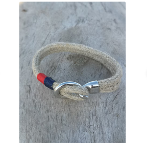Hemp <b>Bracelet</b> Madeinfrance Wrist Ankle - Colorful Braided Thread <b>Bracelets</b> for Girls l Wrap SAILOR KNOT <b>BRACELET</b> - Product Image 2