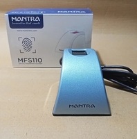 Lecteur d'empreintes digitales biométrique Mantra MFS110 de haute qualité, interface USB, résolution 600x600 DPI, compatibilité universelle