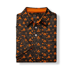 Polo à manches courtes pour homme, nouveau design, en polyester, respirant, à séchage rapide, coupe classique, pour le golf - Product Image 6