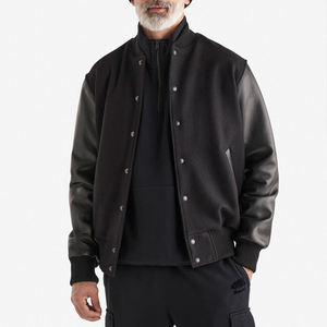 "Chaqueta universitaria con logotipo personalizado, última moda, chaqueta universitaria con letras unisex de alta calidad, ropa de abrigo de béisbol elegante OEM" - Product Image 2