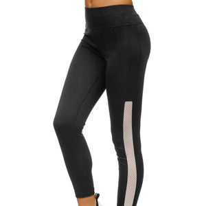 Leggings de gym taille haute personnalisés pour femmes, leggings imprimés confortables en polyester, spandex, tissu tricoté, extensible et respirant - Product Image 1