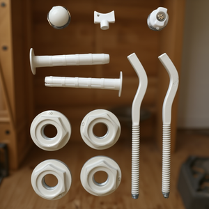 Kit Completo de Piezas para Calefacción del Hogar: Tapones Universales, Reductores con Soportes, Tapones de Cierre y Llave de Purga para Radiadores de Aluminio de 1" x 3/8 y 1" x 1/2 - Product Image 3