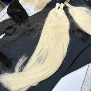 Paquets de cheveux humains bruts blonds droits naturels Extension de cheveux vietnamiens Magnifiques cheveux teints Expédition dans le monde entier - Product Image 4