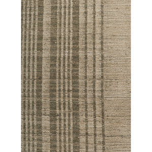 Alfombra Rectangular a Rayas de Lana Tejida a Mano Contour Gold para Sala de Estar, Dormitorio, Pasillo HWL-449 Técnica Artesanal - Product Image 3