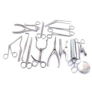High quality ent examination <b>set</b> for inspection ear nose throat ent surgical instrument 16 <b>pc</b> germen stainless steel - Product Image 2