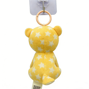 Custom Yellow Star Leopard Plush Keychain Cute Cat Stuffed Animal <b>Mini</b> <b>Backpack</b> Charm 51cm-99cm Plush Toy PP Cotton Filled Kids - Product Image 4