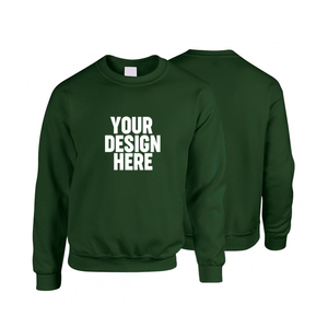 Sudadera de Cuello Redondo Personalizada de Alta Calidad 2024, 370 Gramos, Felpa Francesa, Hombros Caídos, Diseño Sólido, Invierno, 100% Algodón - Product Image 1