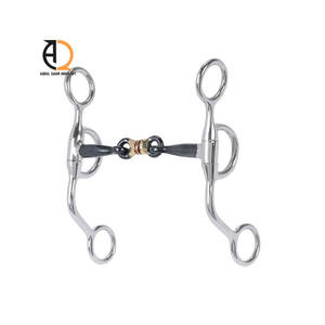 Bocado para Caballo de Acero Inoxidable, Bocado de Anillo, Bocado de Boca Abierta, Bocado de Anillo Suelto - Product Image 1