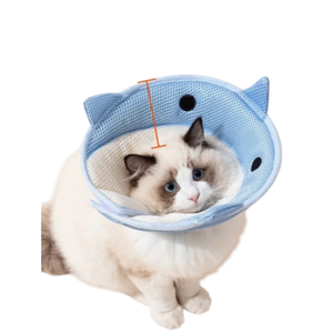 Collarín de recuperación suave para perros, diseño de malla floral personalizado, clásico, sencillo, antirrobo, duradero, de nailon y poliéster, vietnamita - Product Image 3