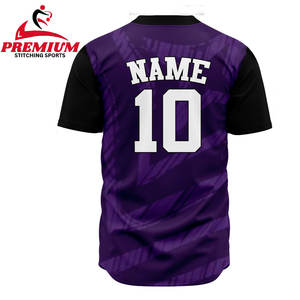 2025 uniforme de maillot de Baseball personnalisé séchage rapide pas cher uniformes de Baseball en plein air grande taille avec impression personnalisée - Product Image 6