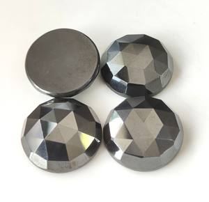 ราคาขายส่ง หินเฮมาไทต์ธรรมชาติ รูปทรงกลม ขนาด 3 มม.-40 มม. แบบโรสคัท สีดำ พร้อมเอฟเฟกต์เปลี่ยนสีหรือไฟ สำหรับทำเครื่องประดับ - Product Image 3