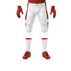 Uniformes de football américain personnalisés en sublimation en gros, de haute qualité, couleur unie, ajustés - Product Image 5