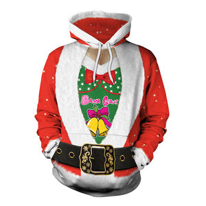 2025 Factory Direct Sale <b>Men's</b> <b>Christmas</b> <b>Hoodies</b> with Custom Logo Solid Color Embroidery Design 3D Pattern <b>for</b> Winter Season - Product Image 1