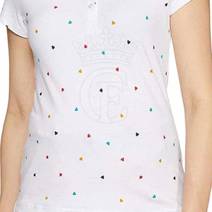 Polos de manga corta Polos de color personalizados con logotipo personalizado Polos de mujer elegantes de alta calidad - Product Image 5