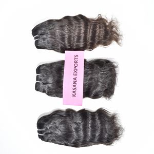 Procesamiento Natural ninguno Fabricante 100% Onda del cuerpo Paquetes alineados con cutícula Máquina India Extensiones de cabello humano de doble trama - Product Image 4