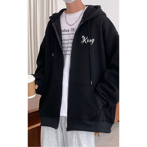 OEM Vente en gros Sweat à capuche brodé pour hommes Haute qualité 100% coton polaire hiver thermique chaud impression personnalisée pour l'automne - Product Image 1