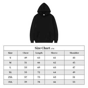 เสื้อฮู้ดผ้าคอตตอนโอเวอร์ไซส์เข้ารูปสำหรับผู้ชายทรงสลิมฟิตคอตตอน100% สไตล์สตรีทแวร์ปกมีฮู้ดสีพื้น - Product Image 4