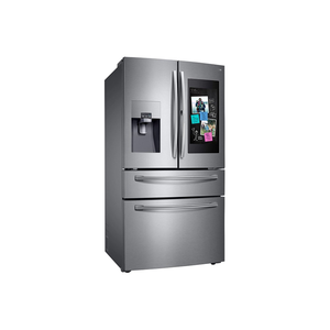 Réfrigérateur à portes françaises 28 Cu. Réfrigérateur commercial à écran tactile de 2 pieds, 3 portes, à dégivrage automatique, contrôlé par application, écoénergétique - Product Image 4