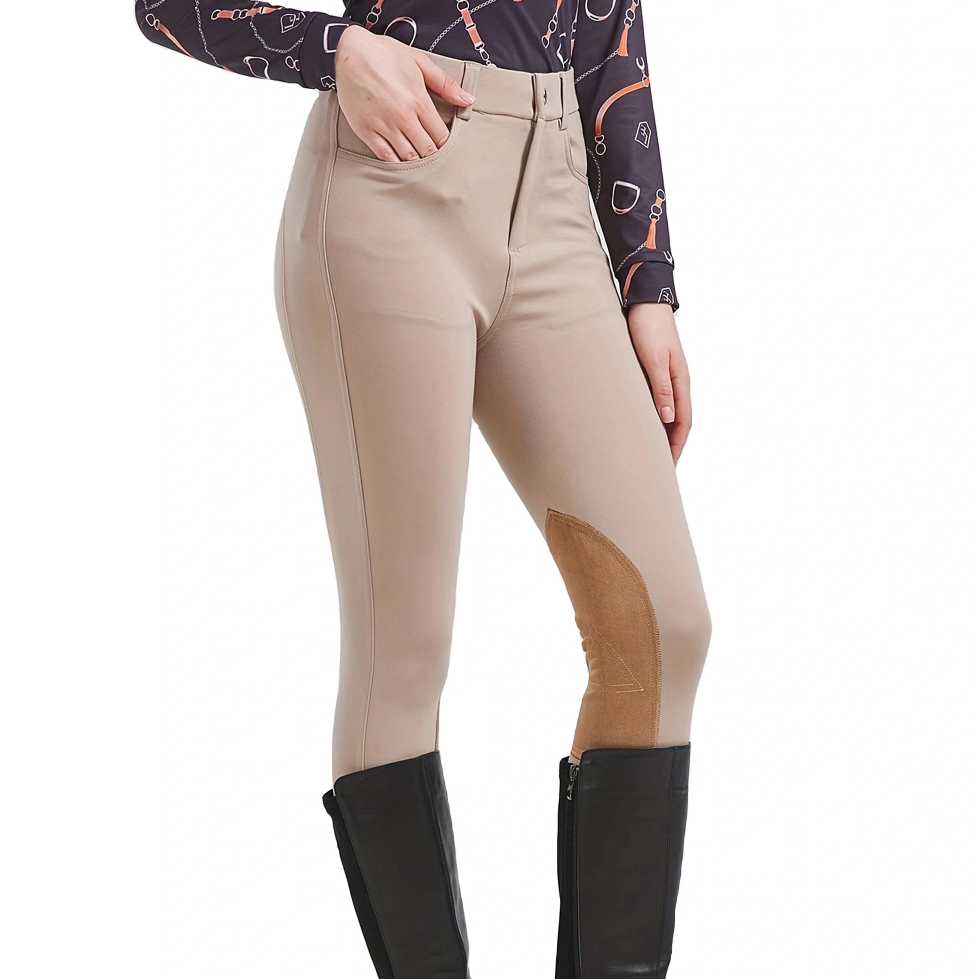 Chaps équitation Western Homme – Cuir Véritable Daim, Franges, Neuf