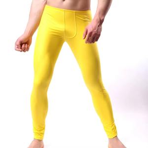 Leggings de compression respirants à séchage rapide pour hommes Taille élastique Pantalon de sport personnalisable pour MMA Couleur et logo personnalisés - Product Image 3