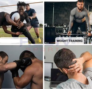 Sangle de Tête et Mentonnière Ajustable Roziv Sports Fitness Unisexe Antidérapante en Néoprène Rembourré pour Entraînement Musculaire et Haltérophilie - Product Image 4