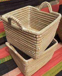 Sustainable & Reusable 100% Eco Friendly New Product Rattan Round <b>Fruit</b> <b>Storage</b> Basket Wholesale Price Hot Selling - Product Image 2