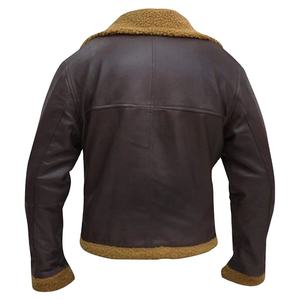 OEM Service Outdoor Fashion Factory Men 2024 <b>Leather</b> Best Design High Quality <b>Winter</b> <b>Leather</b> <b>Jacket</b> - Product Image 2