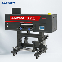 Printer UV DTF A3 Otomatis 3 Kepala XP600 Mesin Cetak Label Kristal Printer Transfer Stiker 3D untuk Botol dan Casing Ponsel