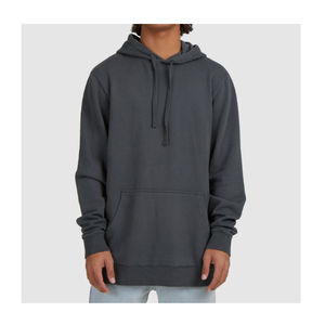 Customised Digital Print 100% Cotton <b>Fleece</b> Breathable Lightweight Streetwear Pullover <b>Hoodie</b> Solid OEM Service Autumn <b>Men's</b> - Product Image 1