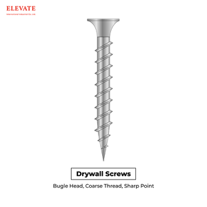 Produits de haute qualité Facile à aligner et à fixer Vis à filetage grossier Parfait pour les projets de bricolage à la maison - Product Image 1