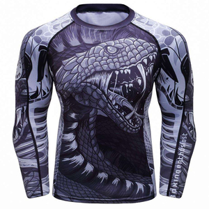 Jóvenes Rash Guard Custom X Martial Men Surf Rash Guards y Shorts Rash Guard - Product Image 1