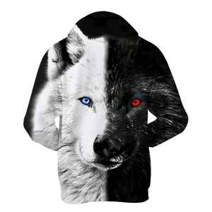 เสื้อมีฮู้ดสำหรับผู้ชายพิมพ์ลายสว่างเป็นพิเศษเนื้อผ้านุ่มระบายอากาศได้ดีสวมใส่สบายระดับพรีเมียม - Product Image 3