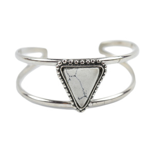 Fashionable Ladies Jewelry Bangles Design With Brass <b>Metal</b> Decor Shiny Silver Finishing Design Women Trending Women <b>Bracelets</b> - Product Image 4
