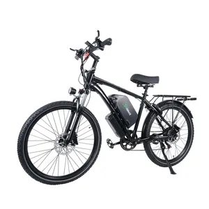 จักรยานไฟฟ้า City M6 พร้อมมอเตอร์ 48V 500W และเบรกไฮดรอลิก แบตเตอรี่ลิเธียมแบบรวมขนาด 25Ah ล้อ 27.5 นิ้ว มีสินค้าในสต็อกที่สหราชอาณาจักร - Product Image 1