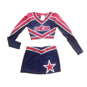 Tenues de cheerleading de la meilleure qualité, uniformes de cheerleading à manches longues en vente - Product Image 3
