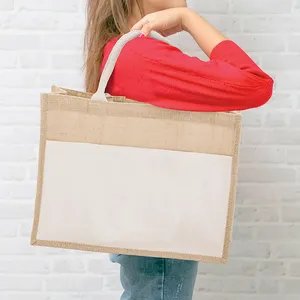 Borse Promozionali Personalizzate in Juta Ribuelos per Merchandising - Product Image 2