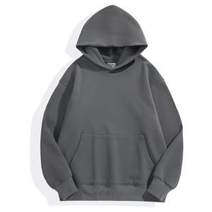 Vente en gros de sweats à capuche unisexes décontractés en molleton de haute qualité 500 g/m², 100 % coton, impression personnalisée, broderie de logo, surdimensionnés, vierges - Product Image 1