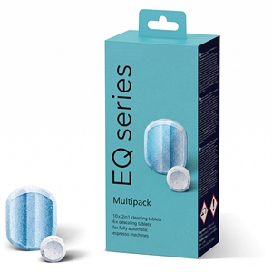 Série EQ Multipack 10 Tablettes de Nettoyage et 6 Tablettes de Détartrage pour Machines à Expresso avec Nettoyage Efficace - Product Image 1
