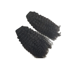 100% Cabello Remy humano rizado de larga duración con proceso al vapor Color de cabello natural virgen indonesio - Product Image 4