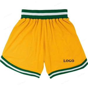 Fabricante al por mayor Tailandia Muay Thai pantalones cortos de artes marciales en blanco Muay Thai pantalones cortos azules hombres mujeres Muay Thai pantalones cortos - Product Image 5