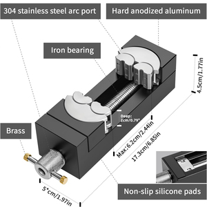 Étau d'établi robuste <span class=keywords><strong>Fractal</strong></span> Vise pour une utilisation compacte et portable dans une variété d'environnements de travail flexibles - Product Image 3
